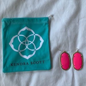 Kendra Scott Danielle Earrings - Neon Pink